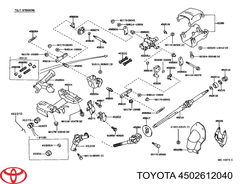 4502612040 Toyota