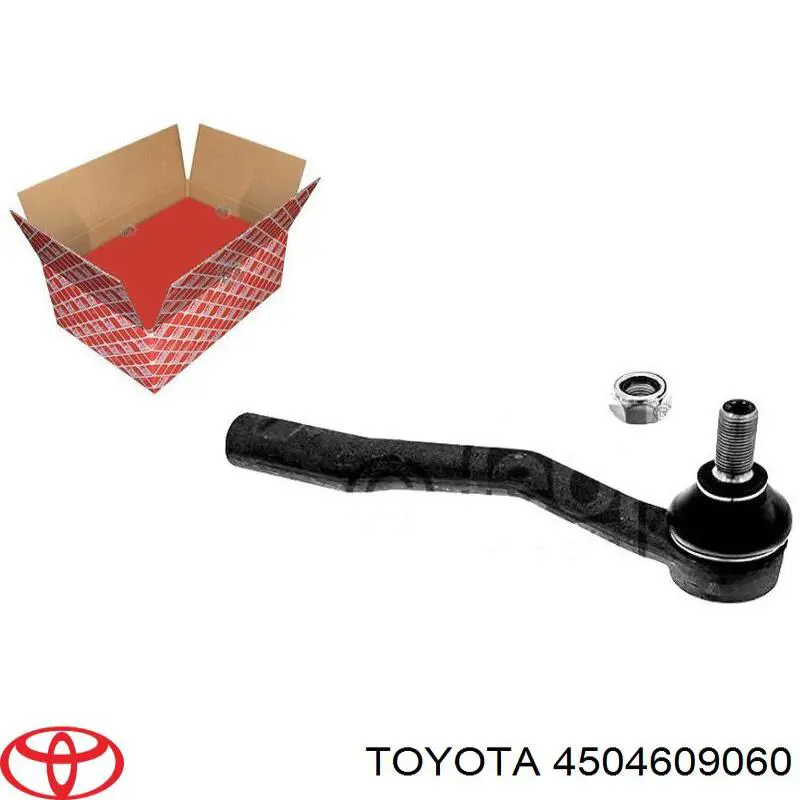 4504609060 Toyota rótula barra de acoplamiento exterior