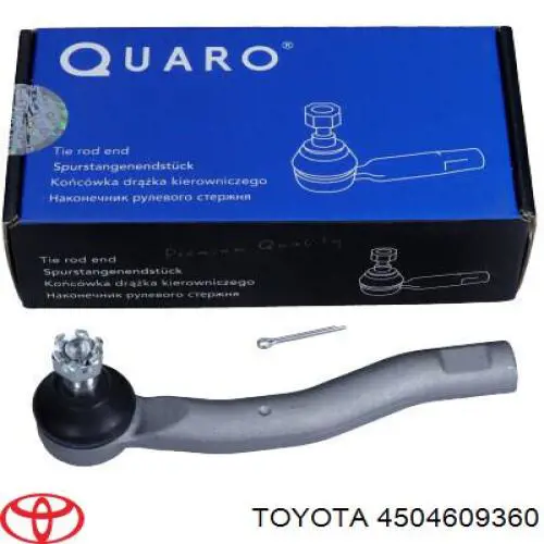 4504609360 Toyota rótula barra de acoplamiento exterior