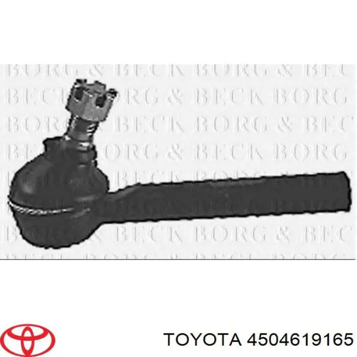 4504619165 Toyota rótula barra de acoplamiento exterior