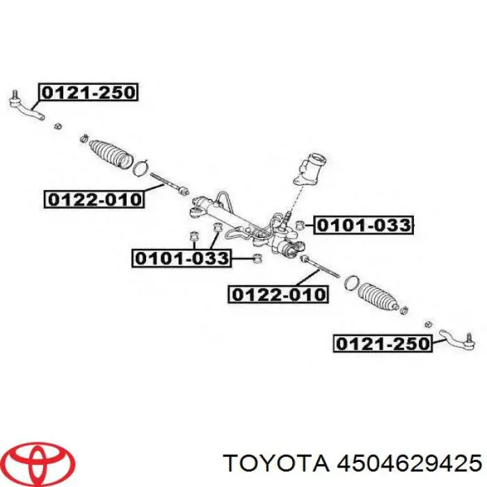 Terminal de dirección Toyota 4504629425 precio, desde 22,35 EUR