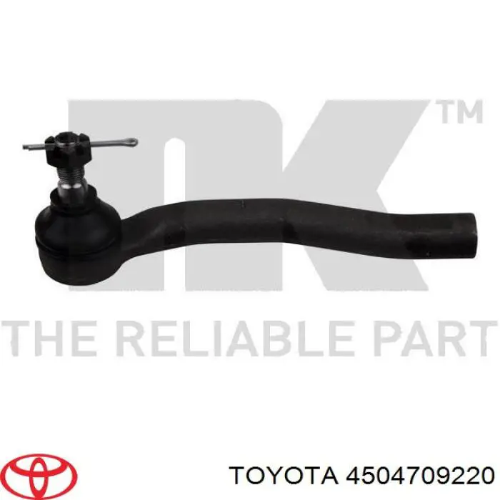 4504709220 Toyota rótula barra de acoplamiento exterior