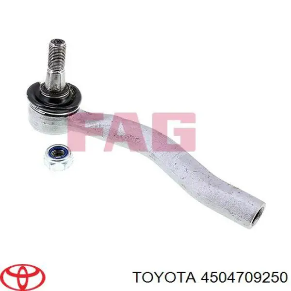 4504709250 Toyota rótula barra de acoplamiento exterior