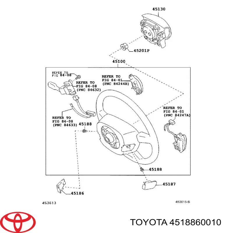  Toyota 4518860010 precio, desde 5,25 EUR
