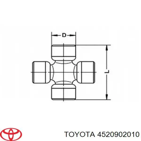 4520902010 Toyota columna de dirección inferior