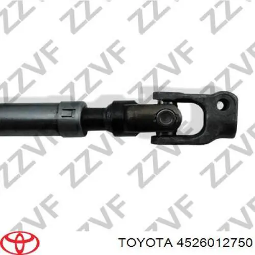 4526012750 Toyota columna de dirección inferior