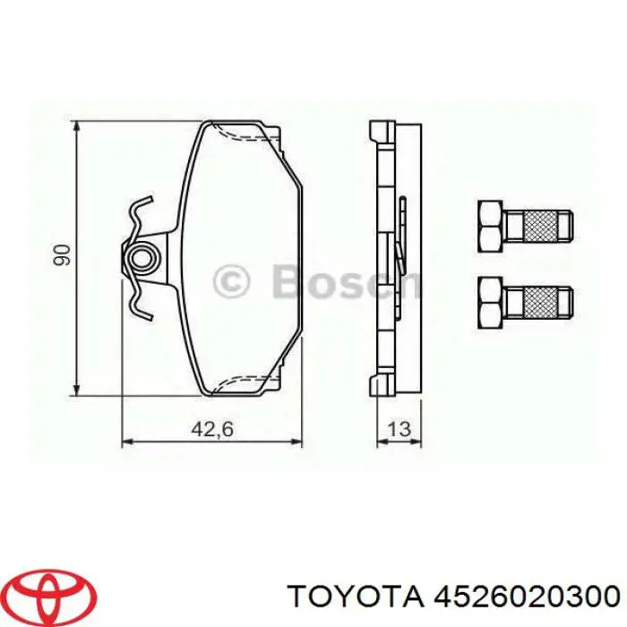Cardán inferior de la columna de dirección Toyota 4526020300 precio, desde 47,57 EUR