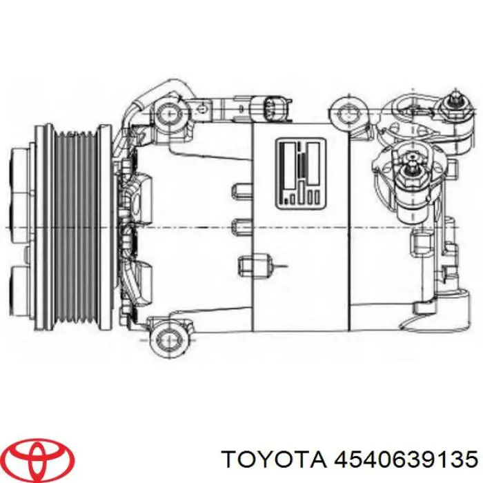 4540639135 Toyota rótula barra de acoplamiento interior