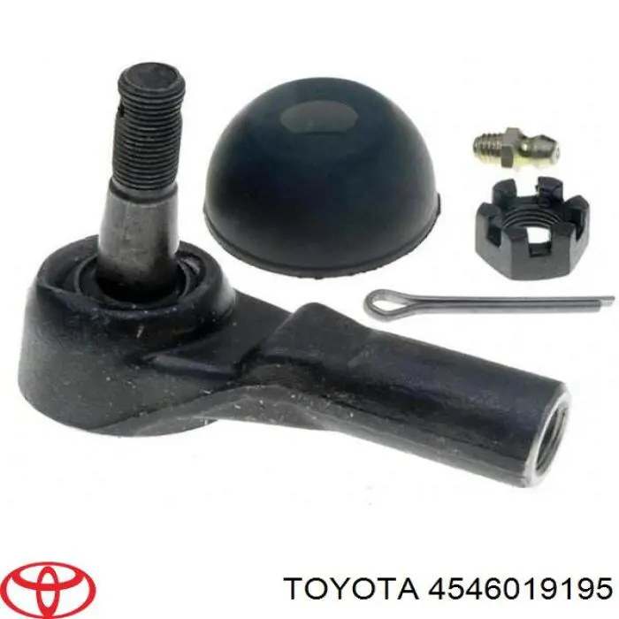 4546019195 Toyota rótula barra de acoplamiento exterior