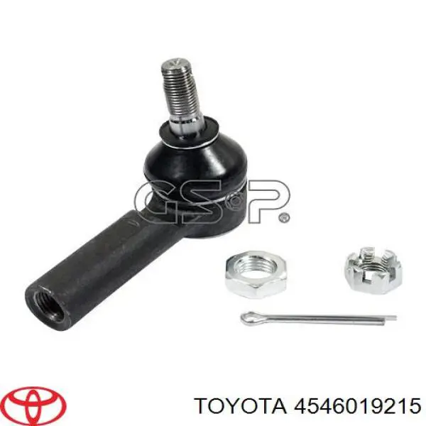4546019215 Toyota rótula barra de acoplamiento exterior