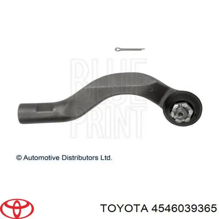 4546039855 Toyota rótula barra de acoplamiento exterior