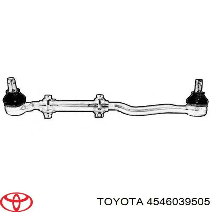 4546039505 Toyota barra de acoplamiento completa