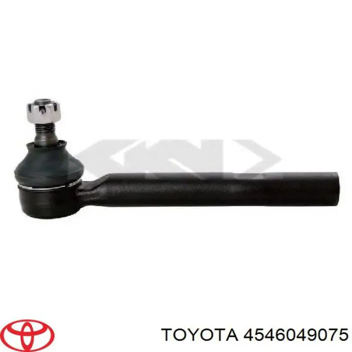 4546049075 Toyota rótula barra de acoplamiento exterior