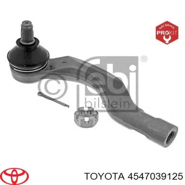 4547039125 Toyota rótula barra de acoplamiento exterior