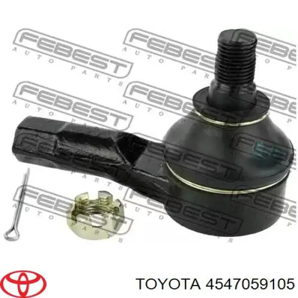 4547059105 Toyota rótula barra de acoplamiento exterior