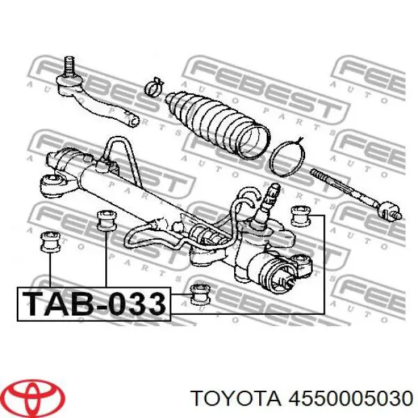 Engranaje de dirección Toyota 4550105021 precio, desde 149,44 EUR