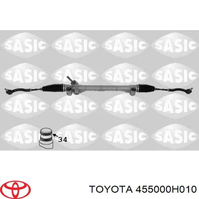 455000H010 Toyota Cremallera caja de direccion