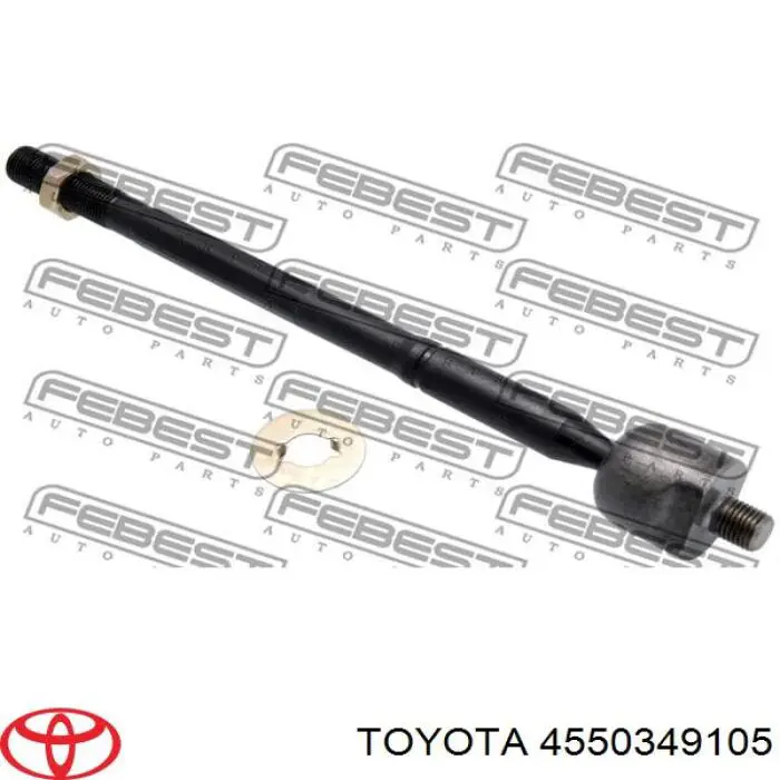 4550349105 Toyota barra de acoplamiento