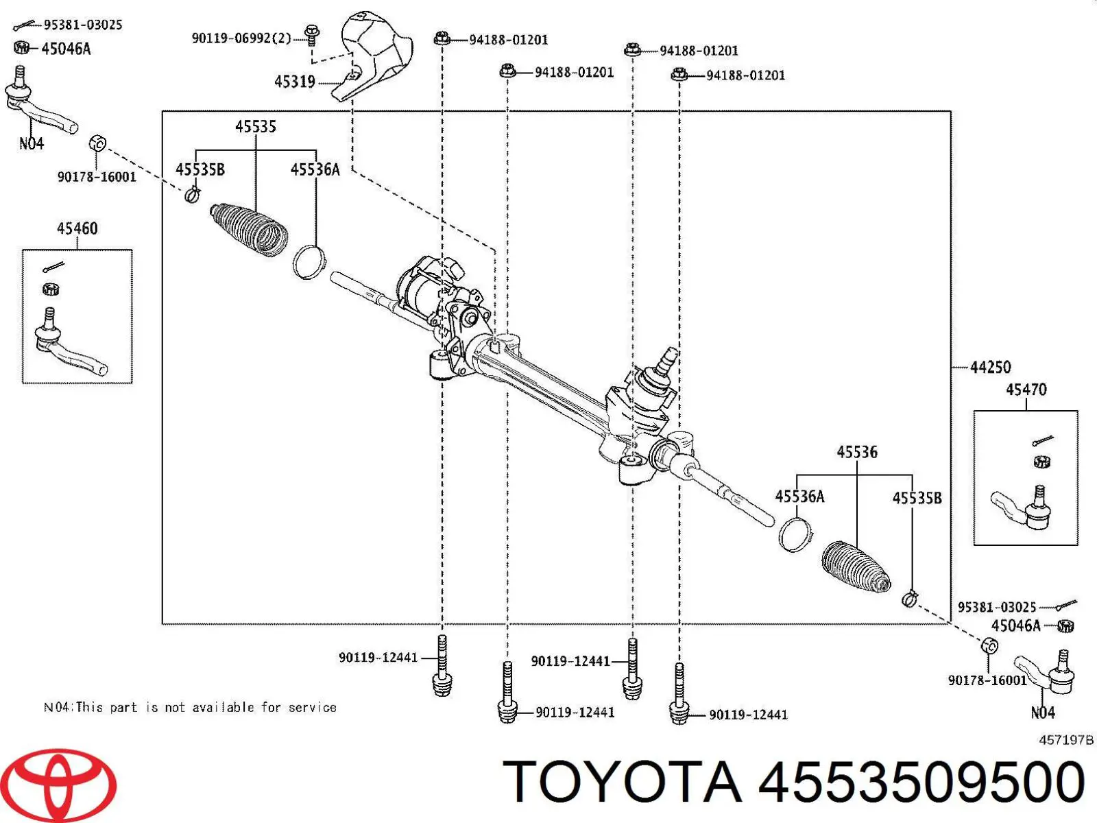 4553509500 Toyota