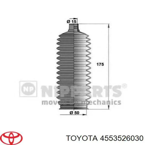 Fuelle, dirección TOYOTA 4553526030