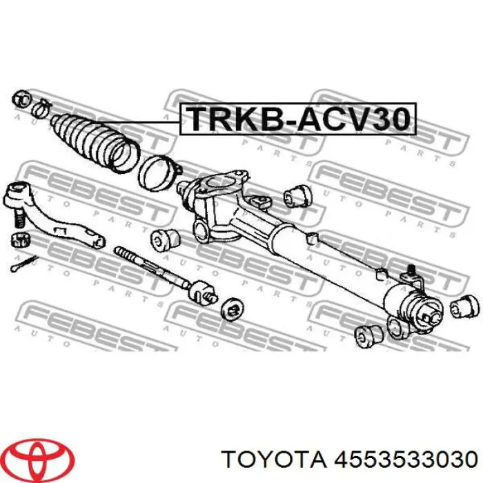 Comprar 4553533030 Toyota Plumero de dirección