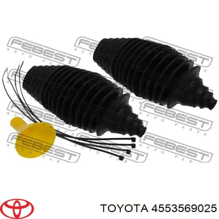 4553569025 Toyota bota de direccion derecha (cremallera)