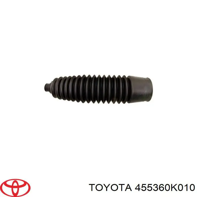 Guardapolvo de dirección derecho (cremallera) Toyota 455360K010 precio, desde 10,21 EUR