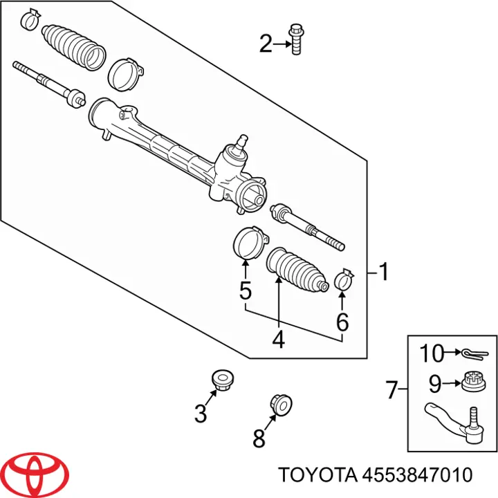  Toyota 4553847010 precio, desde 7,51 EUR