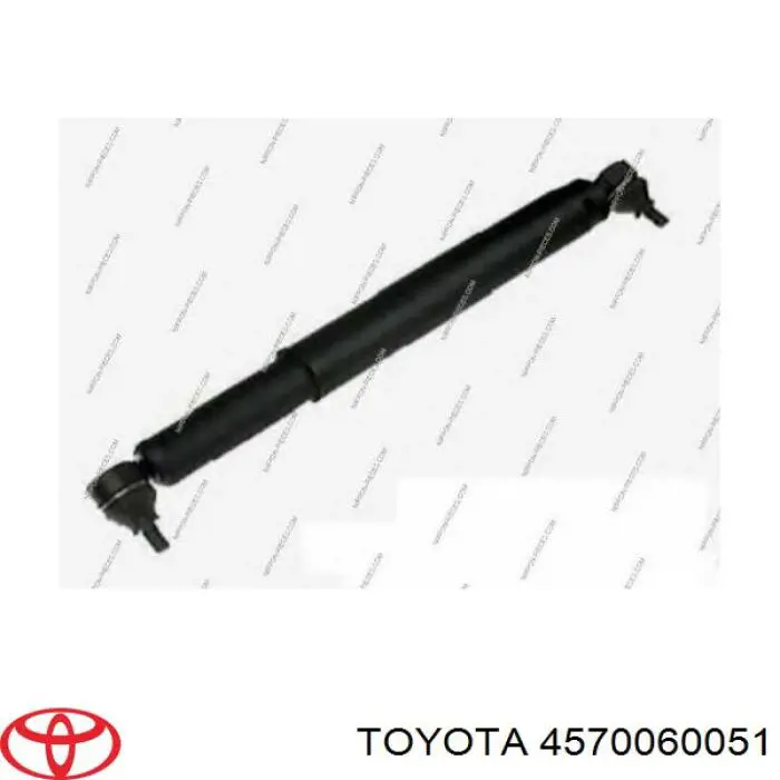 Amortiguador de dirección 4570060051 Toyota