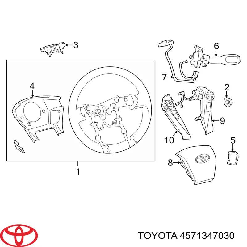  Toyota 4571347030 precio, desde 58,65 EUR
