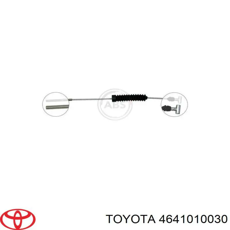 4641010030 Toyota cable de freno de mano delantero