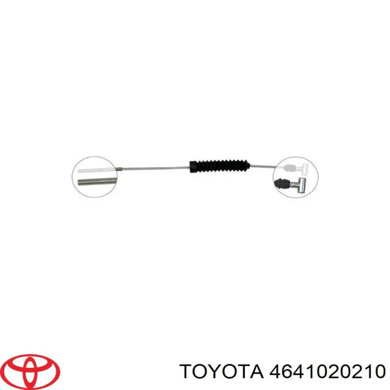Cable de freno de mano delantero Toyota Corolla E9