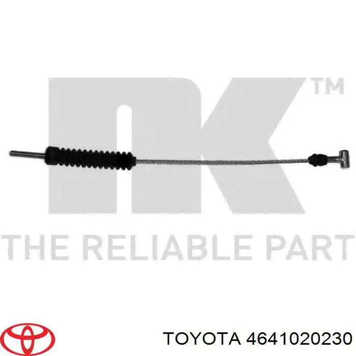 4641020230 Toyota cable de freno de mano delantero