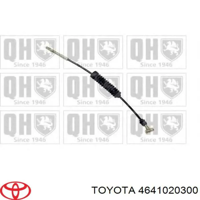 4641020300 Toyota cable de freno de mano delantero