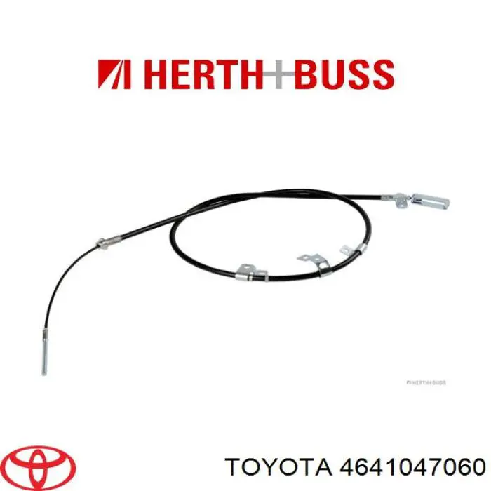 4641047060 Toyota cable de freno de mano delantero