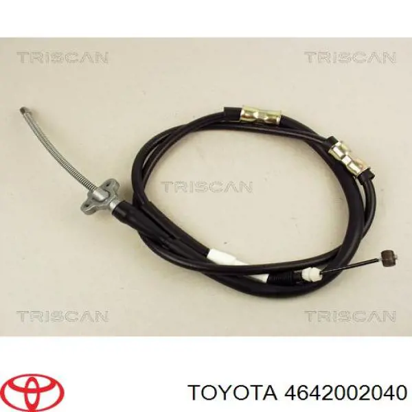 4642002040 Toyota cable de freno de mano trasero derecho