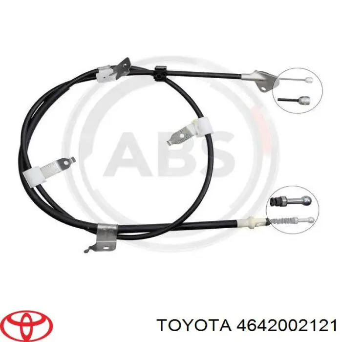 Comprar 4642002121 Toyota Cable de freno de mano trasero derecho
