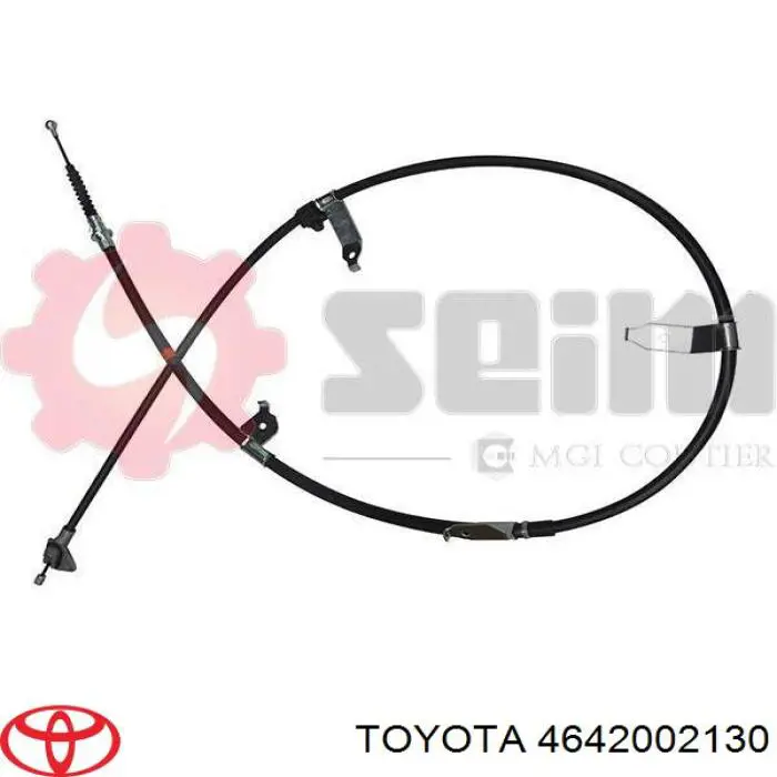 1987482653 Bosch cable de freno de mano trasero derecho