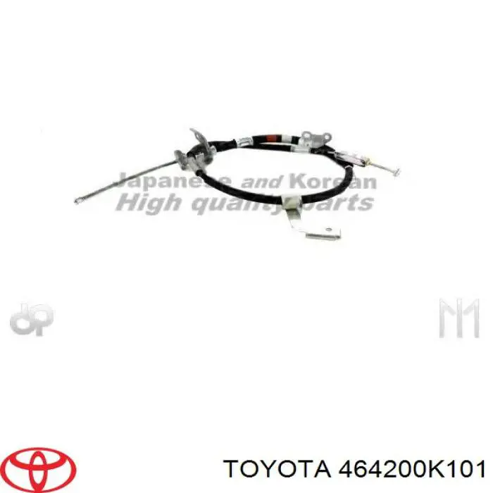 Cable de freno de mano trasero derecho Toyota 464200K101 precio, desde 24,56 EUR