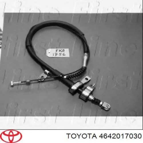 Cable de freno de mano trasero izquierdo para Toyota Camry (V2)