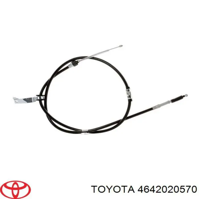 Cable de freno de mano trasero derecho 4642020570 Toyota