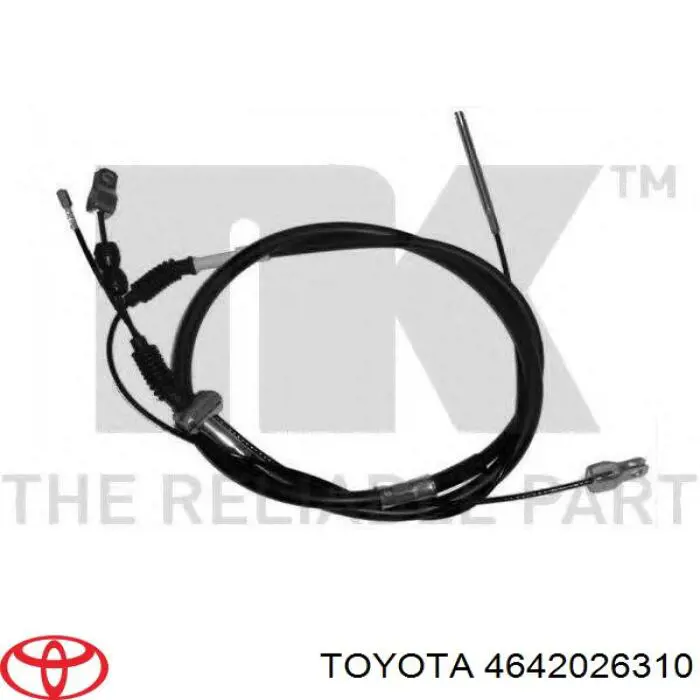 4642026310 Toyota cable de freno de mano trasero derecho/izquierdo