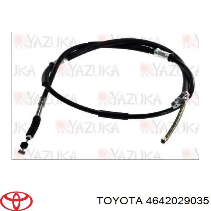 Cable de freno de mano trasero derecho para Toyota Carina (T17)