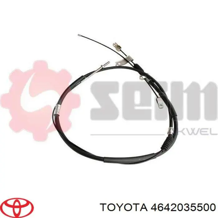 Cable de freno de mano trasero derecho/izquierdo para Toyota Hilux (N)