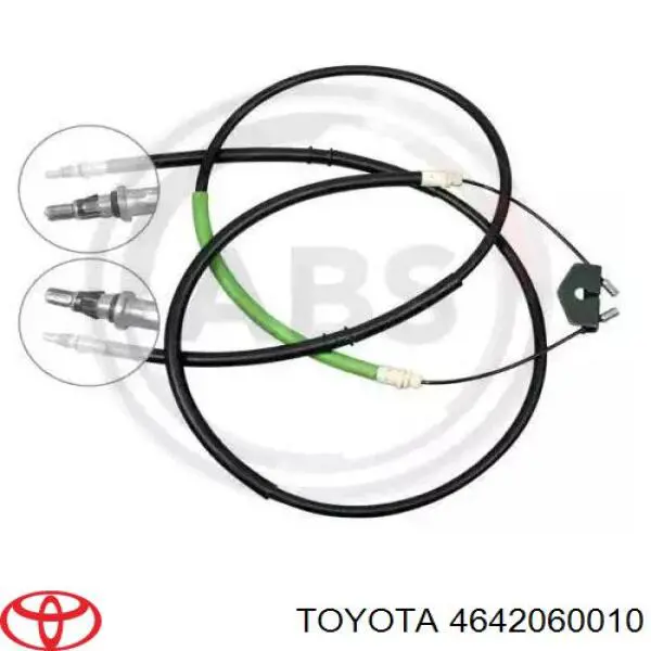 Cable de freno de mano trasero derecho/izquierdo para Toyota Land Cruiser (J10)