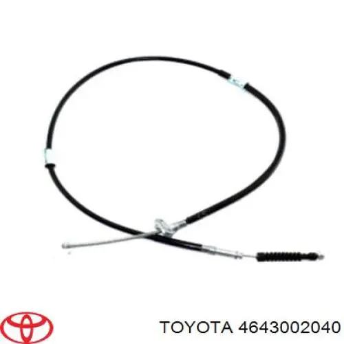 4643002040 Toyota cable de freno de mano trasero izquierdo