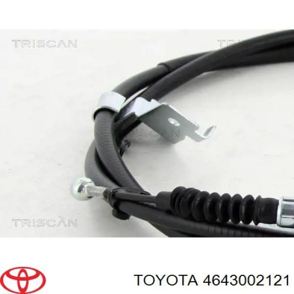 4643002121 Toyota cable de freno de mano trasero izquierdo