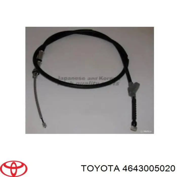 Cable de freno de mano trasero izquierdo Toyota 4643005020 precio, desde 33,11 EUR