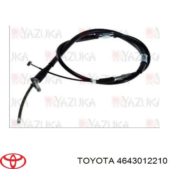 Cable de freno de mano trasero izquierdo para Toyota Carina (T15)