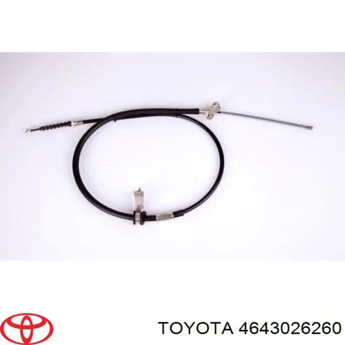4643026260 Toyota cable de freno de mano trasero izquierdo